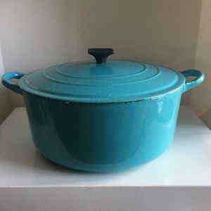 RARE Le Creuset Paris blue cast iron Dutch oven⭐️